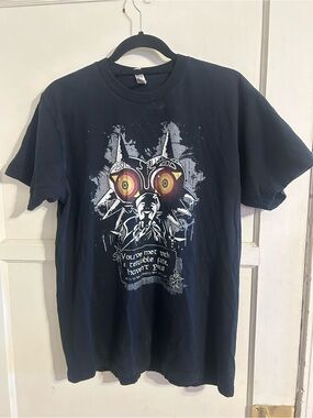 American apparel legend of Zelda majoras mask tee Nintendo